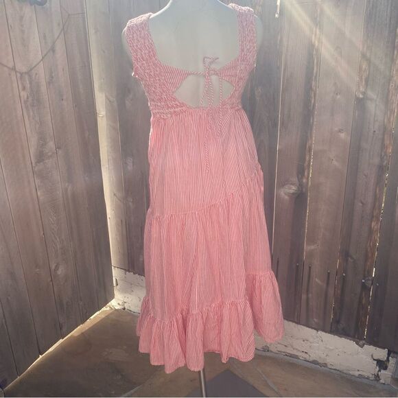 Free people Juno Maxi Dress in Guava Combo - Picture 8 of 16